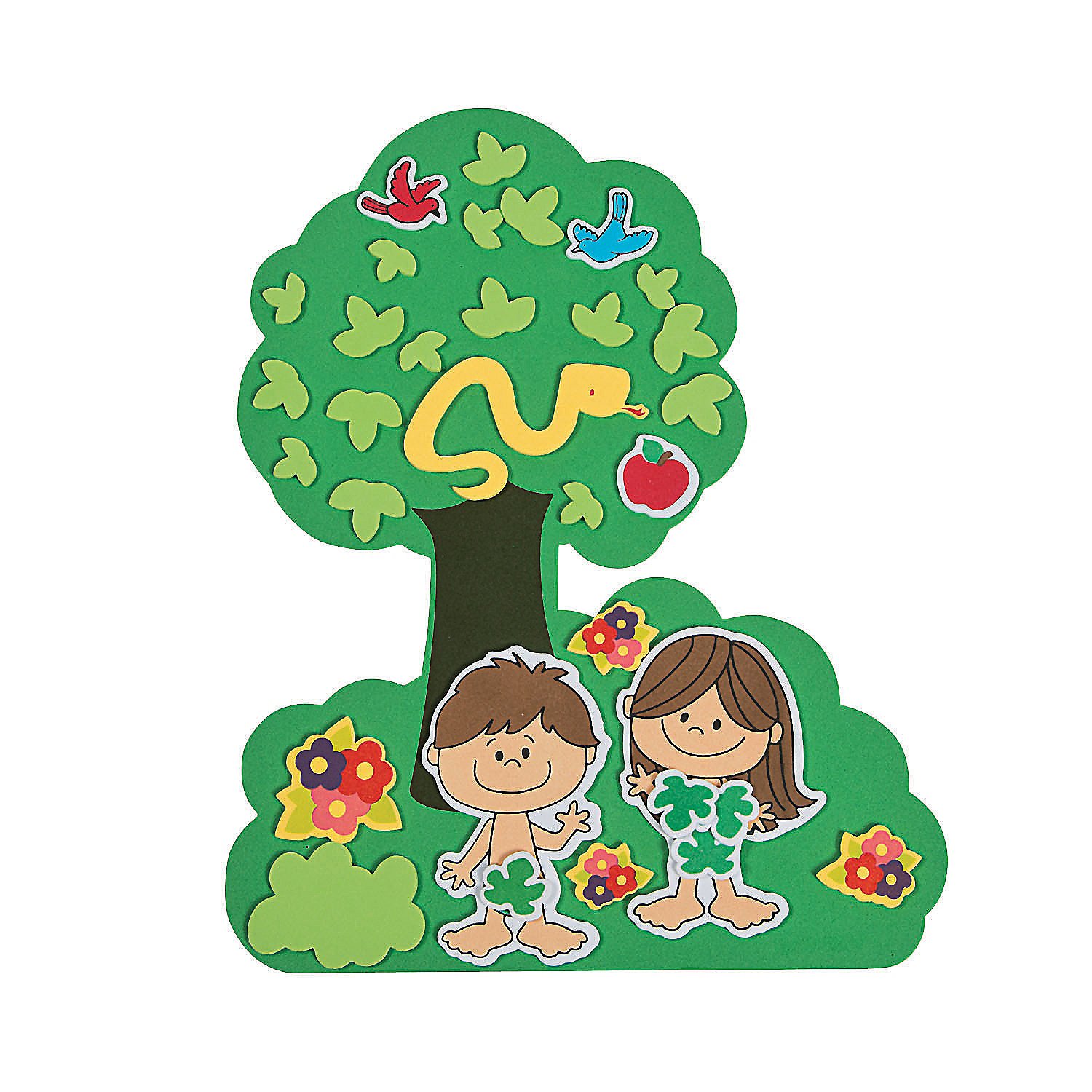 【Adam＆Eva】 Amazon.com: Fun Express Adam and Eve Foam Shape Set for Kids